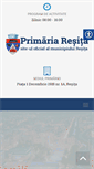 Mobile Screenshot of primaria-resita.ro