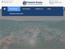 Tablet Screenshot of primaria-resita.ro